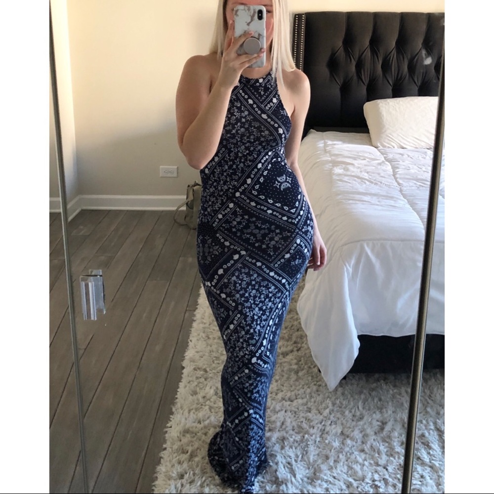 H&M Printed Maxi Dress